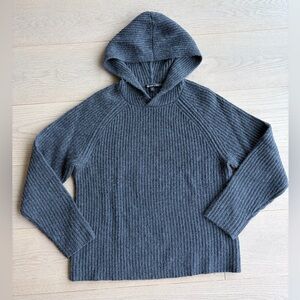James Perse Charcoal Hooded Sweater